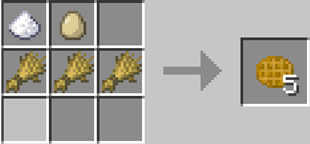 Crafting recipe example