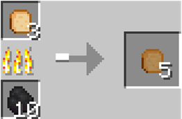 Smelting recipe example