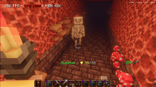Mobs get stronger in Nether