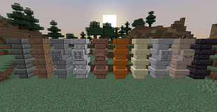 Quoin Bricks & Chiseled Stone Ornaments!