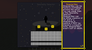 Speciality Selector GUI