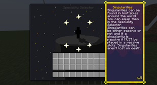 Speciality Selector GUI