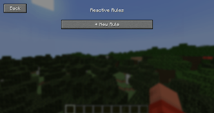 Reactive Rules Menu