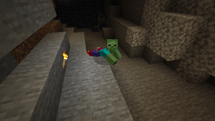 Infected crawler in the cave