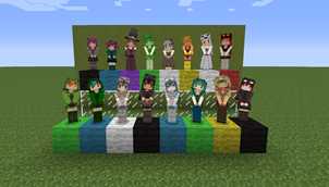 Maids as Cute Mob Models mobs.