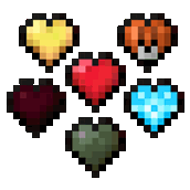 Fresh Hearts Health HUD Hotbar
