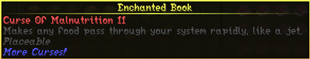 Curse Of Malnutrition II with Enchantment Descriptions