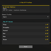 Profile Selection - Mobs