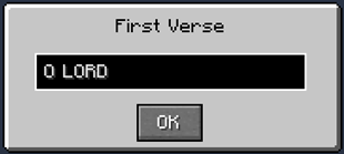 First Verse