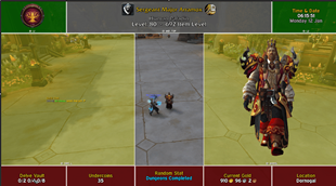 afk grid UI