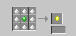 Surround an emerald with sugar