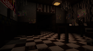 A spacious office, not the safest though..