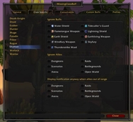 Class Specific Shaman Options