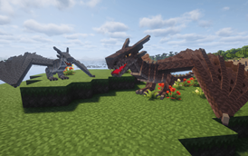 Gray and Red dragons with the excalibur ice and fire resourcepack.png