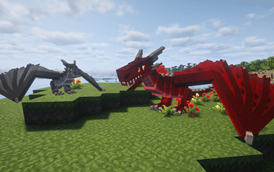 Gray and Red dragons with the base mod textures.png