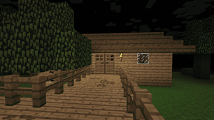 A mountainous house.