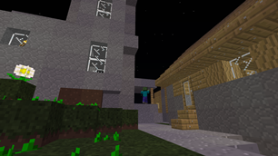 Speckled village
