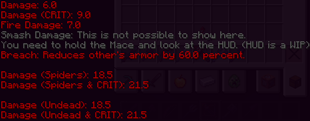 All of the spear's stats