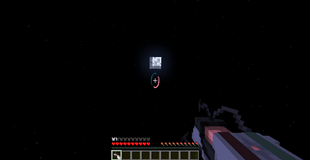 Colored Portal Gun and The Moon
