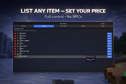 List Any Item [Custom Mod Items Supported].