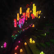 Naturally Spawning Crystal Caves