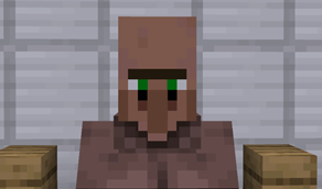 Recreation of the Villager News set