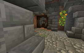 Lush Cave Village Hallways