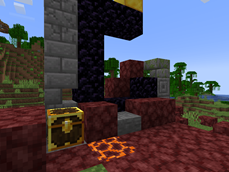 Lootr Chest at Ruined Portal