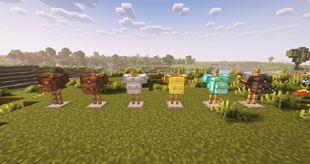 You can wear backpacks on armor stands!