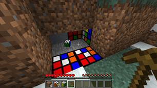 3x3 Cube with drop