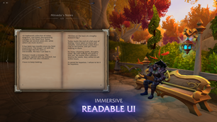 Immersive Readable UI