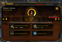 House XP Tracking