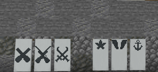 Banner patterns for military purposes