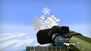 Igla shooter on a helicopter