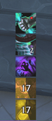 Spells when corresponding buffs are up.