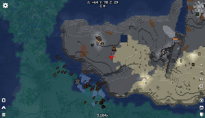 Example view in world map