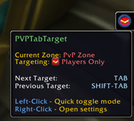 PVP TabTarget - Minimap button