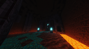 Nether Themed Start Room