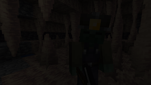 Undead Miner exploring a Dripstone Cave