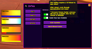 Class Gradients