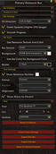 Edit Mode configuration