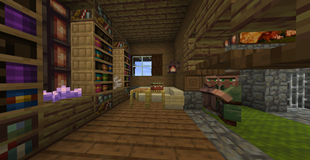 Visitor's Center Cabin interior