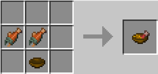 Crafting recipe example