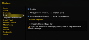 Gold module