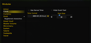 Clock module