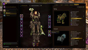 Unique mount for each outfit