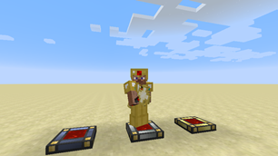 Charging full Redstone Flux armor + tools