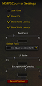 Options Menu