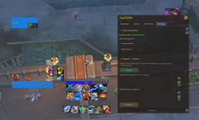 Gat CDM Options UI