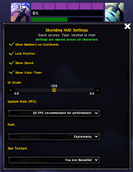 UI with Settings Window